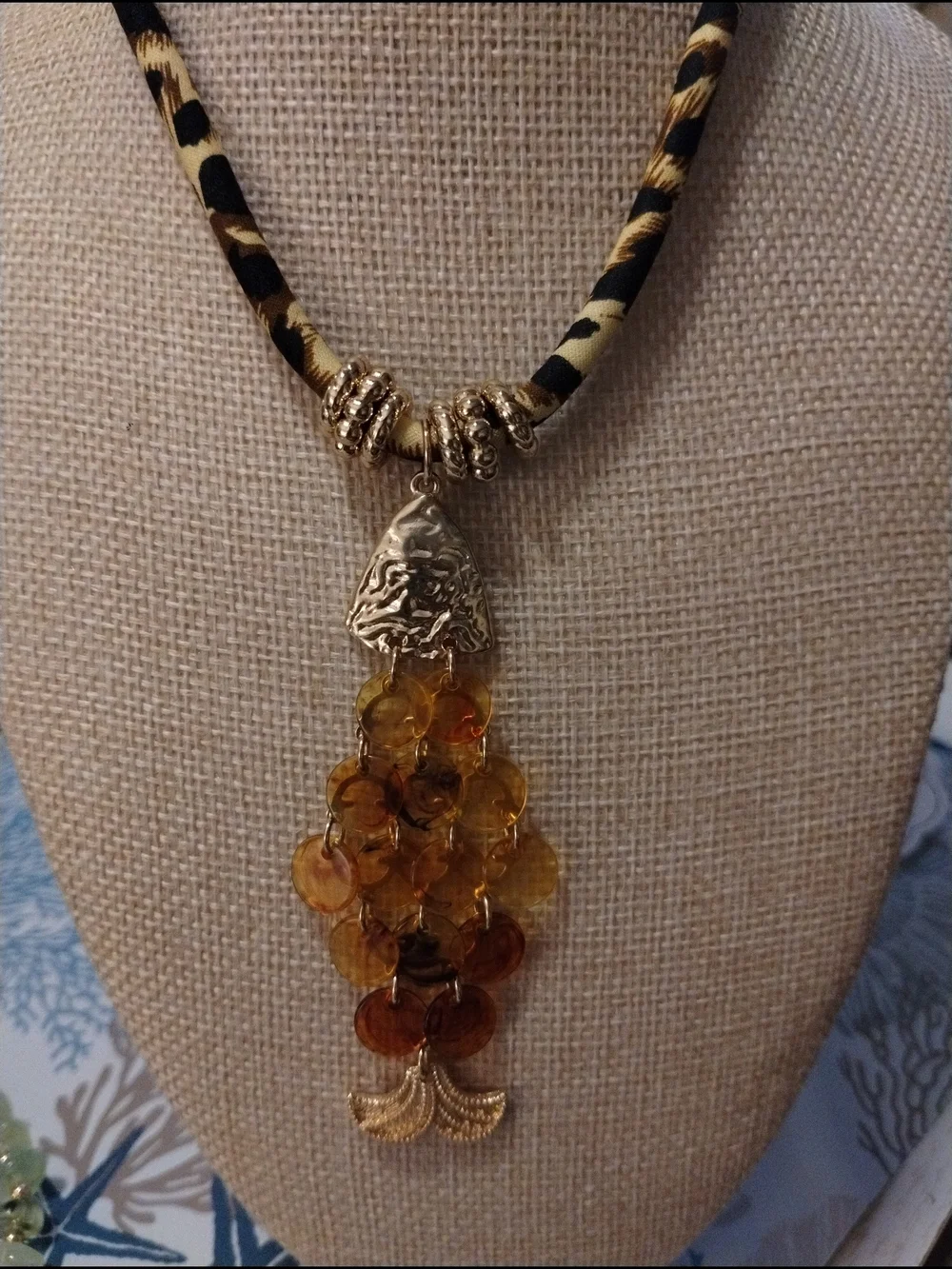 Super Cute Brown Fish Necklace